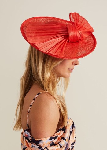 Phase Eight Silk Bow Disc Fascinator Hats Orange Australia | HW6708394